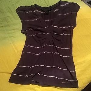 3/$10 Calvin Klein Distressed Top Medium